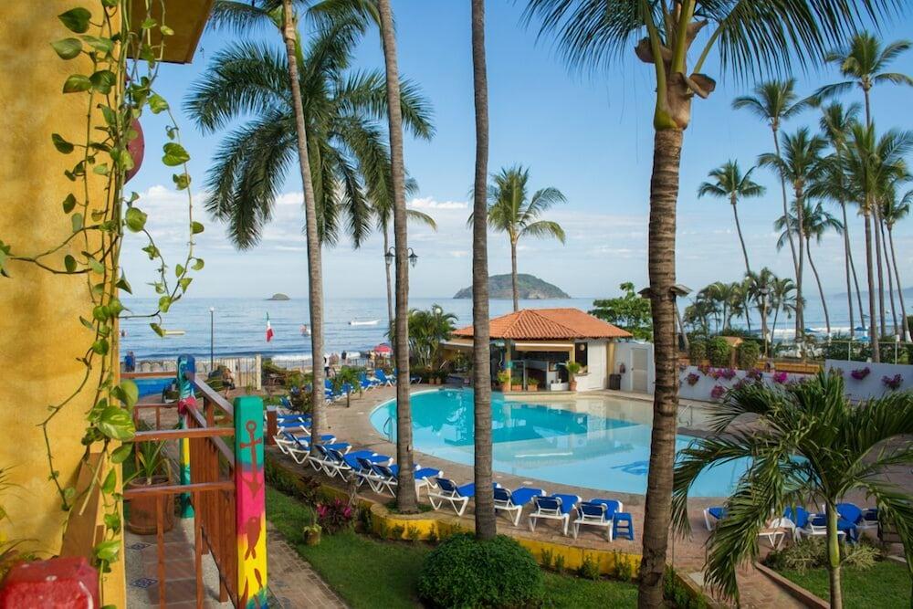 Cabanas Del Capitan Hotell Rincon de Guayabitos Exteriör bild