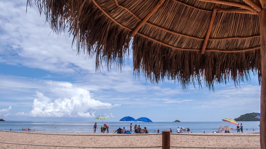 Cabanas Del Capitan Hotell Rincon de Guayabitos Exteriör bild