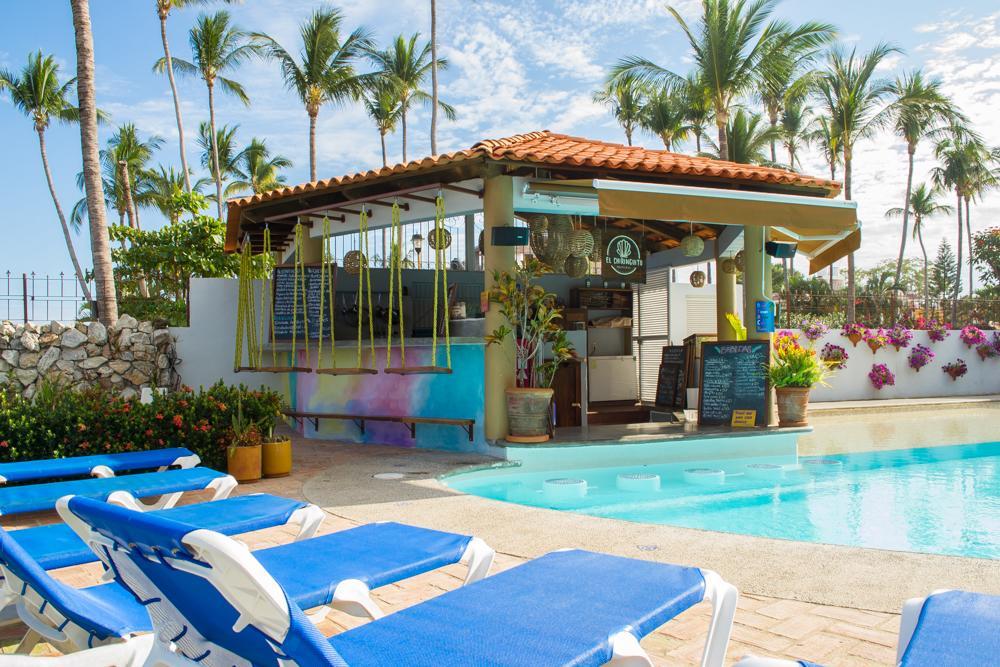 Cabanas Del Capitan Hotell Rincon de Guayabitos Exteriör bild