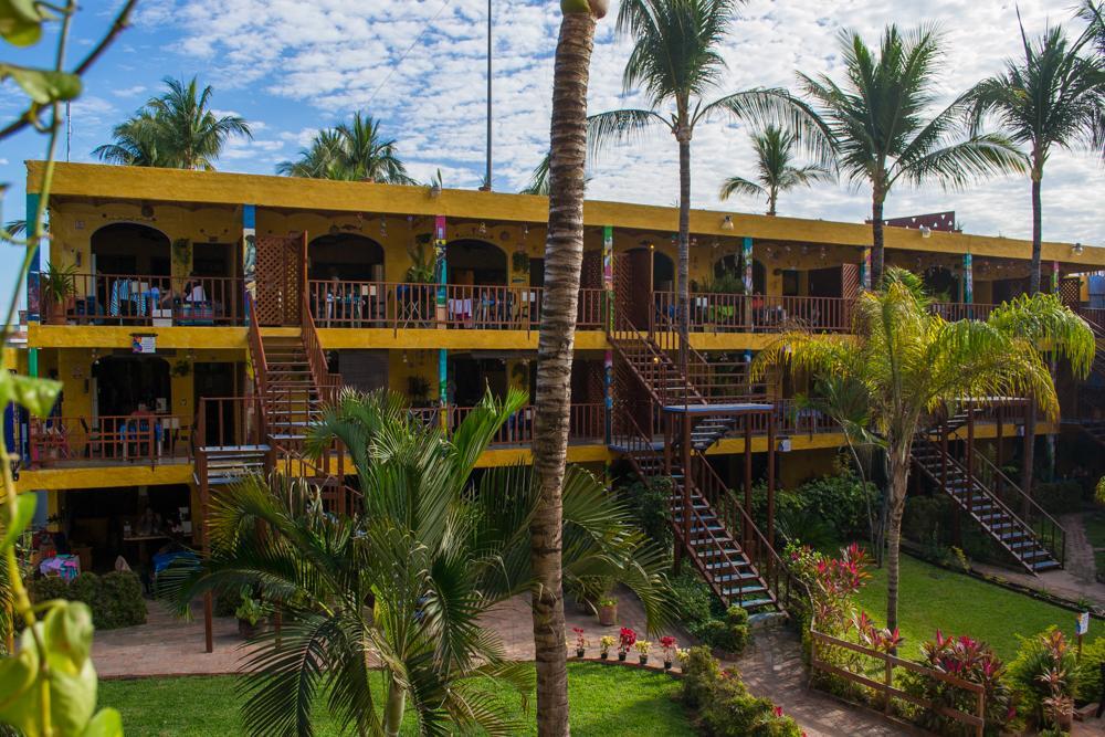 Cabanas Del Capitan Hotell Rincon de Guayabitos Exteriör bild