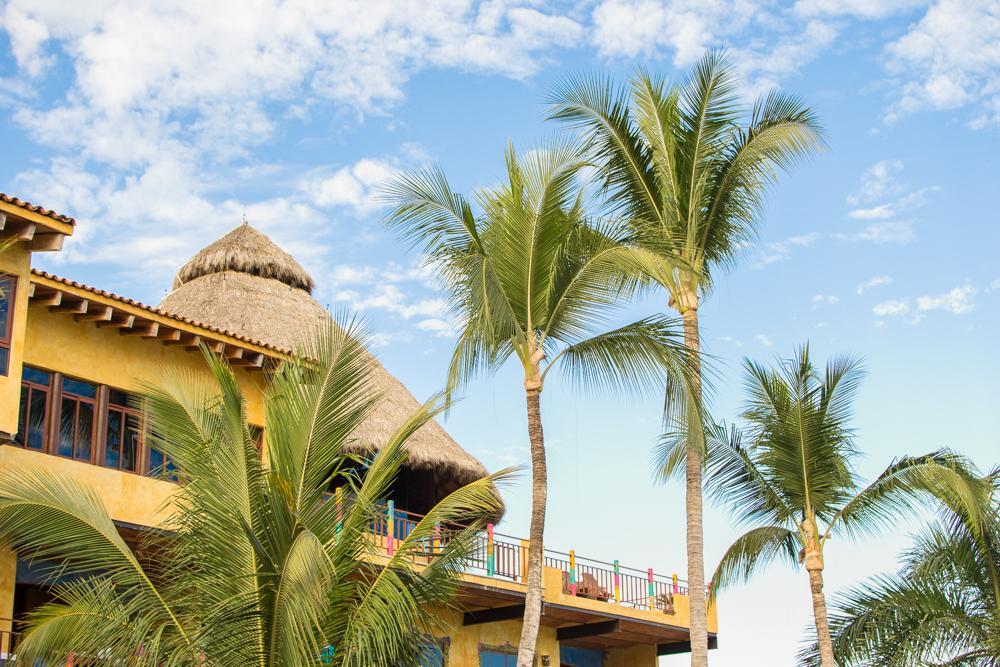 Cabanas Del Capitan Hotell Rincon de Guayabitos Exteriör bild