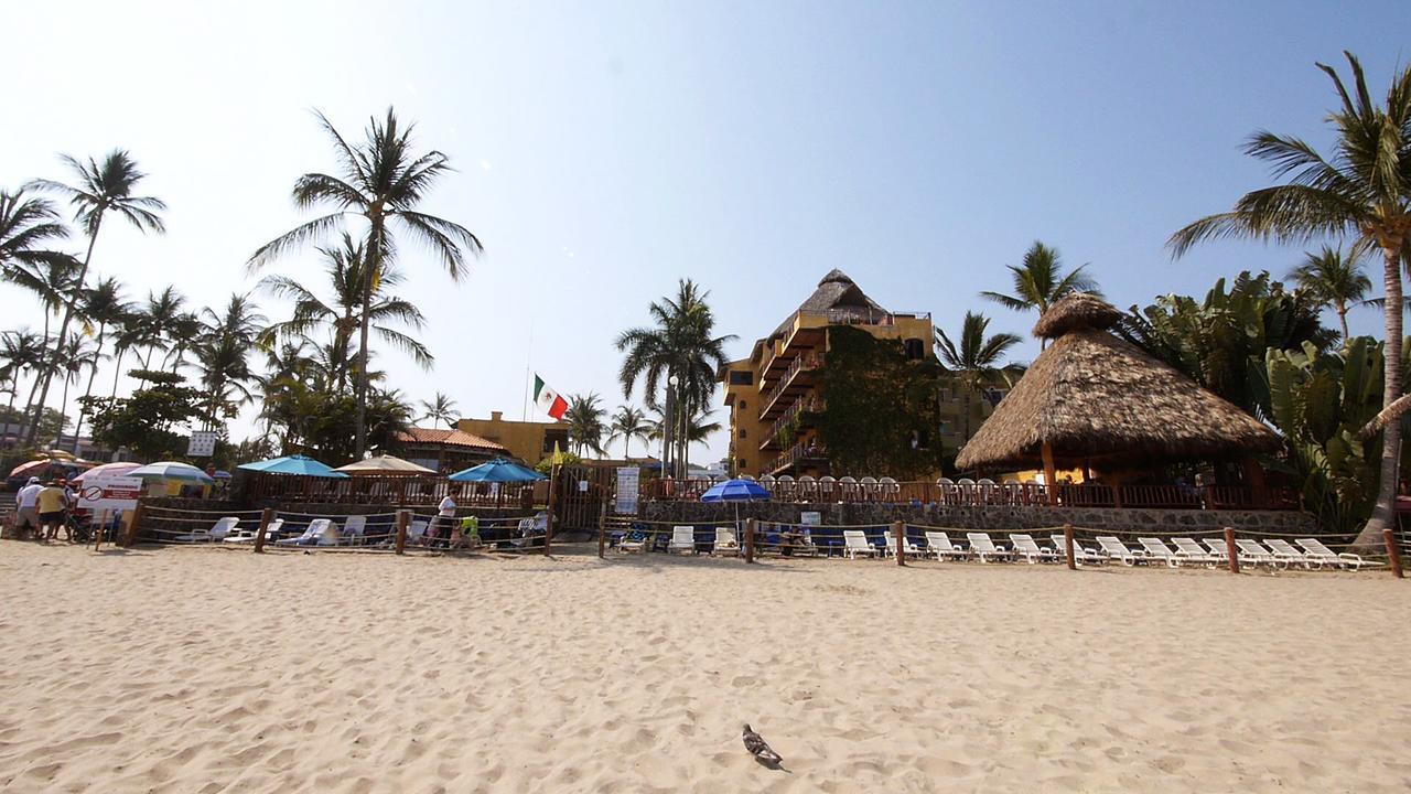 Cabanas Del Capitan Hotell Rincon de Guayabitos Exteriör bild