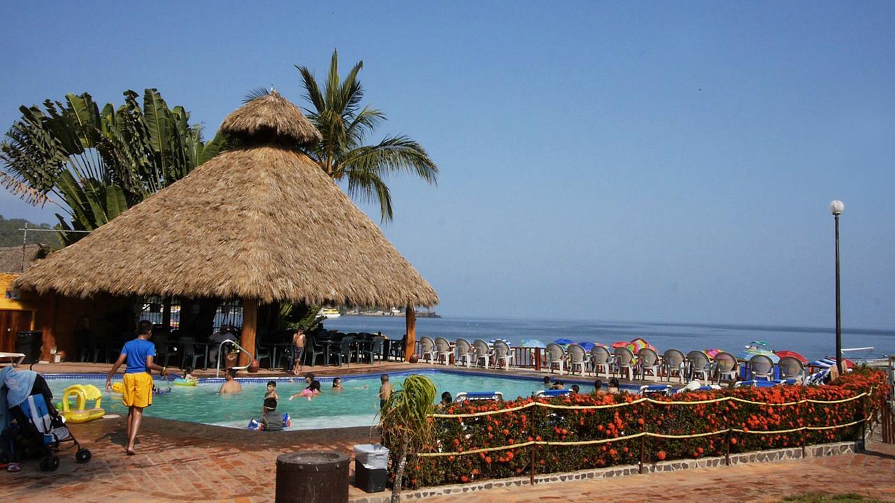 Cabanas Del Capitan Hotell Rincon de Guayabitos Exteriör bild