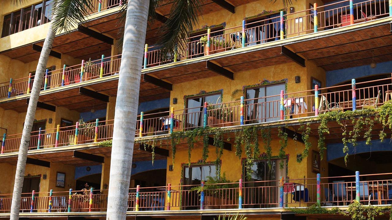 Cabanas Del Capitan Hotell Rincon de Guayabitos Exteriör bild