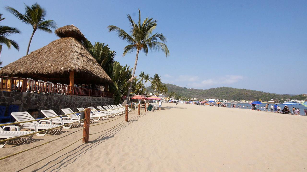 Cabanas Del Capitan Hotell Rincon de Guayabitos Exteriör bild