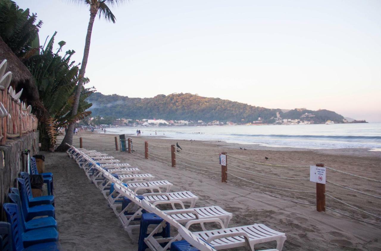 Cabanas Del Capitan Hotell Rincon de Guayabitos Exteriör bild