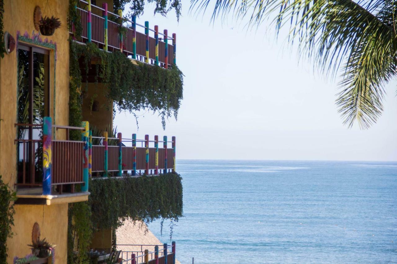 Cabanas Del Capitan Hotell Rincon de Guayabitos Exteriör bild